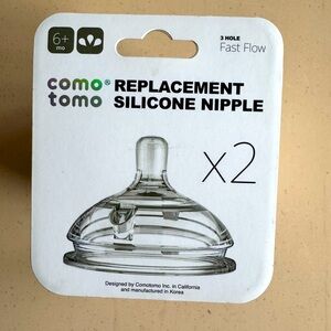 Fast flow como tomo nipples for bottle